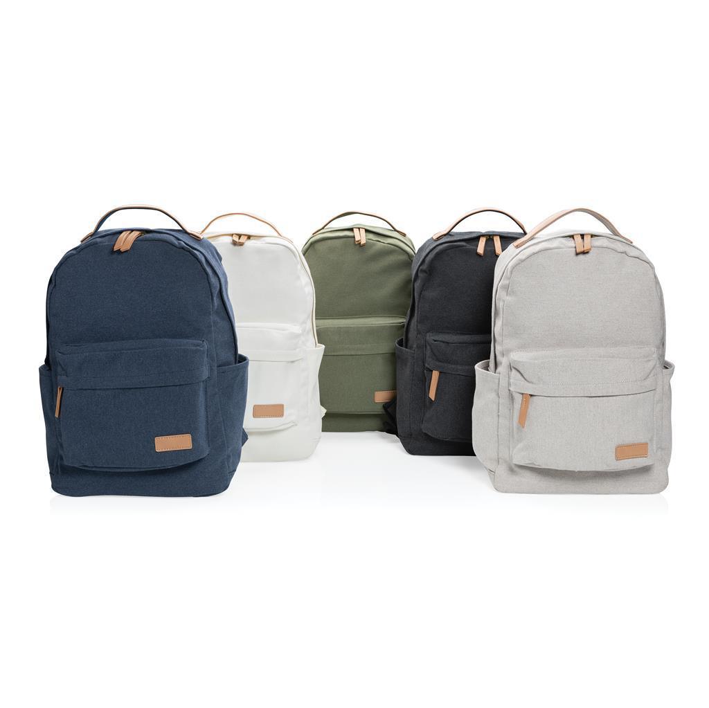 Recycled canvas backpack 16oz - illuminated