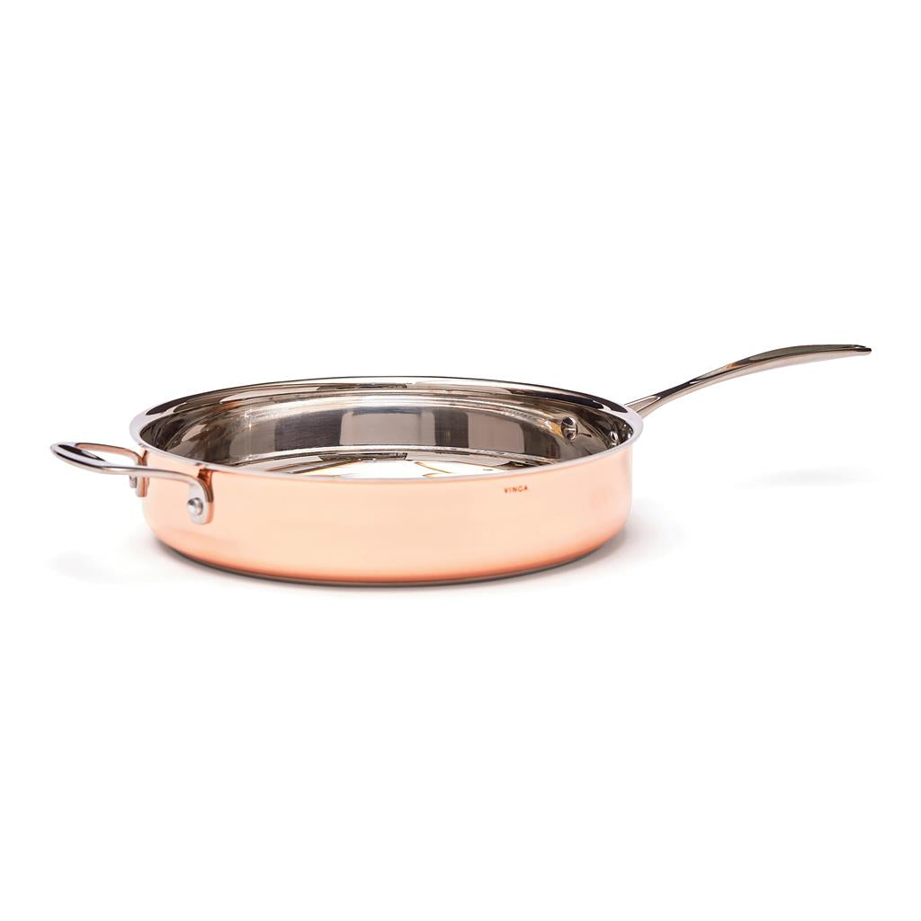 VINGA Baron copper sauté pan - illuminated
