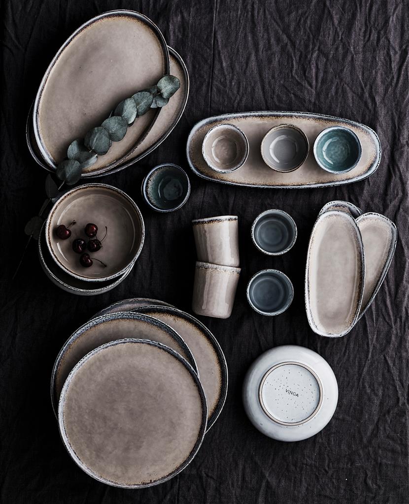 VINGA Nomimono plate 26,5 cm, 2 pcs set - illuminated