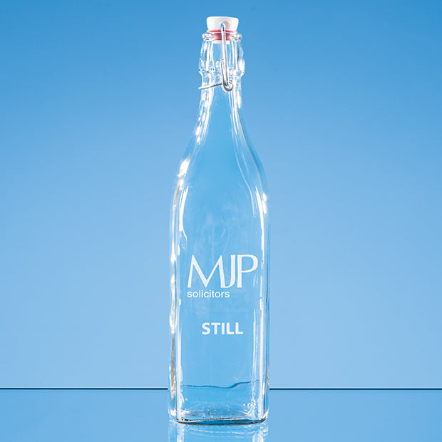 1ltr Square White Cap - illuminated