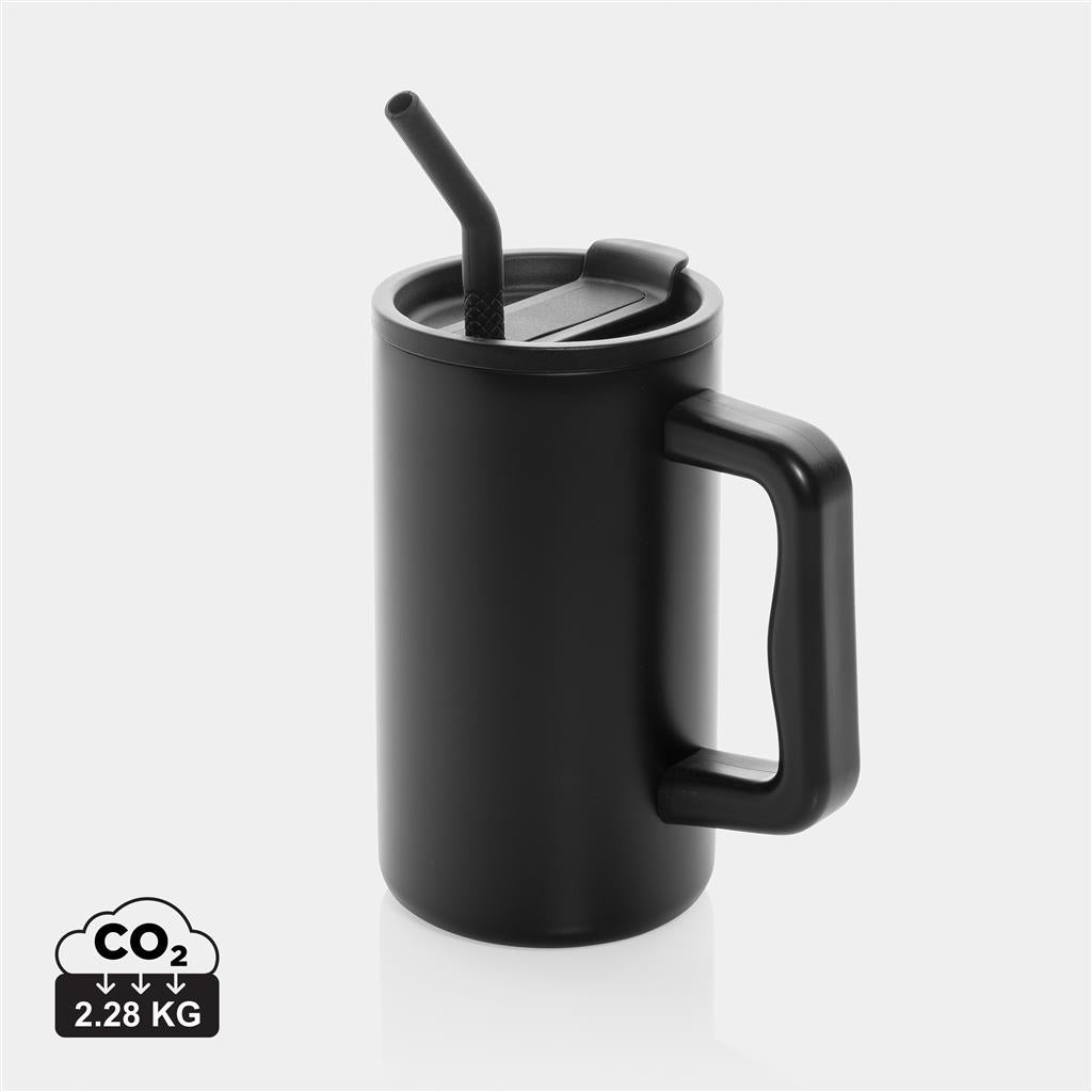Cube RCS Certified Recycled Steel Mug 800ml - illuminated