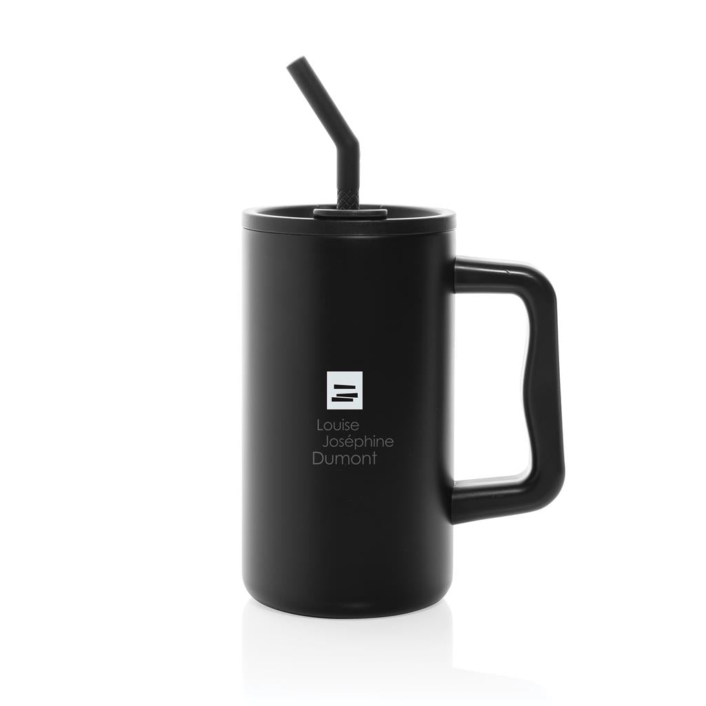 Cube RCS Certified Recycled Steel Mug 800ml - illuminated