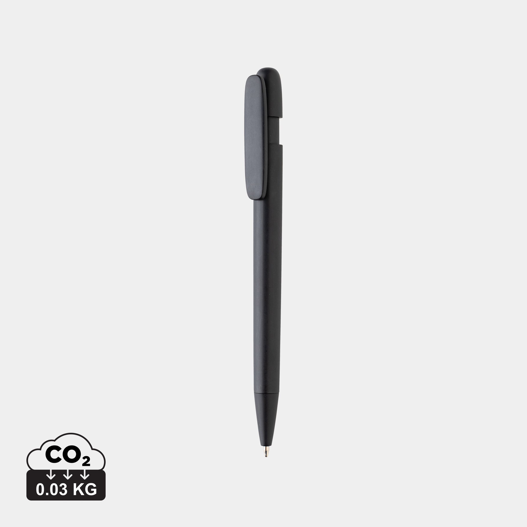 Recycled Logo Branded Pen - Devin Solid RABS GRS Certified