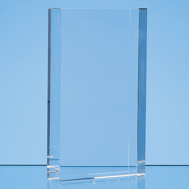 Optical Crystal Rectangle Award - illuminated