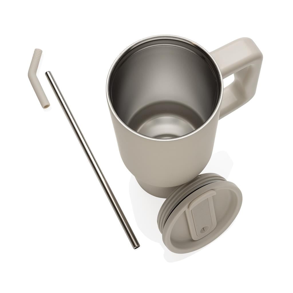 Embrace deluxe RCS recycled stainless steel tumbler 900ml - illuminated