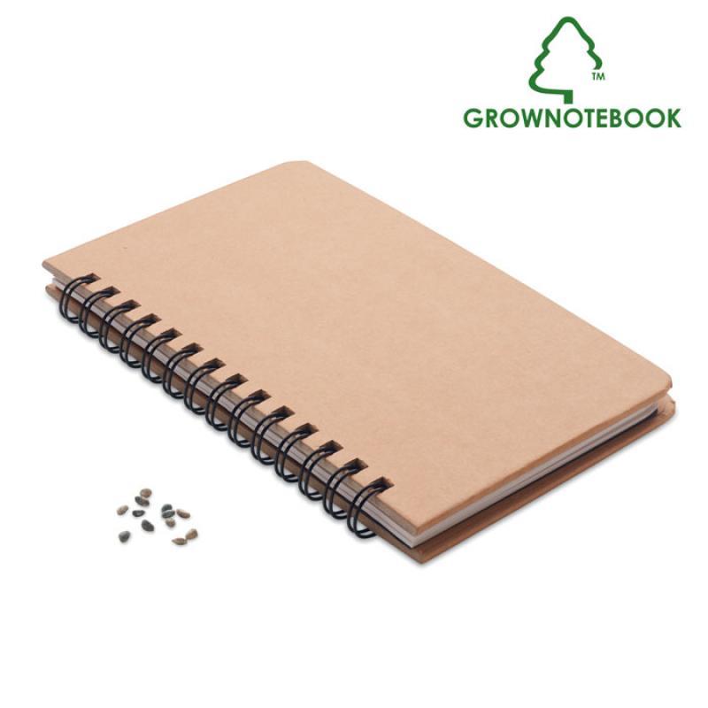 Growtree Pine Tree Notebook - illuminated