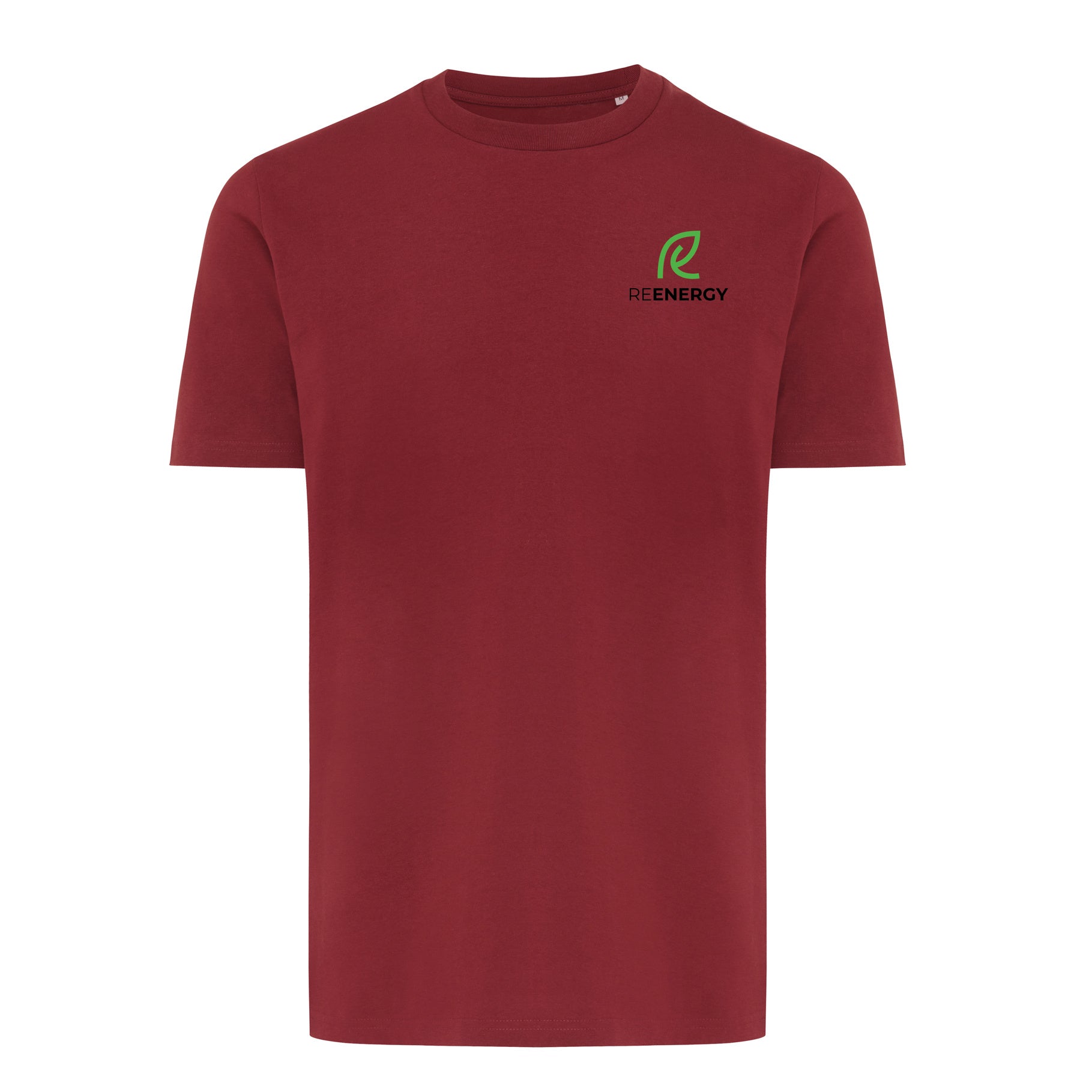 Corporate Branded Logo Recycled Cotton T Shirt - Iqoniq Brett - illuminated