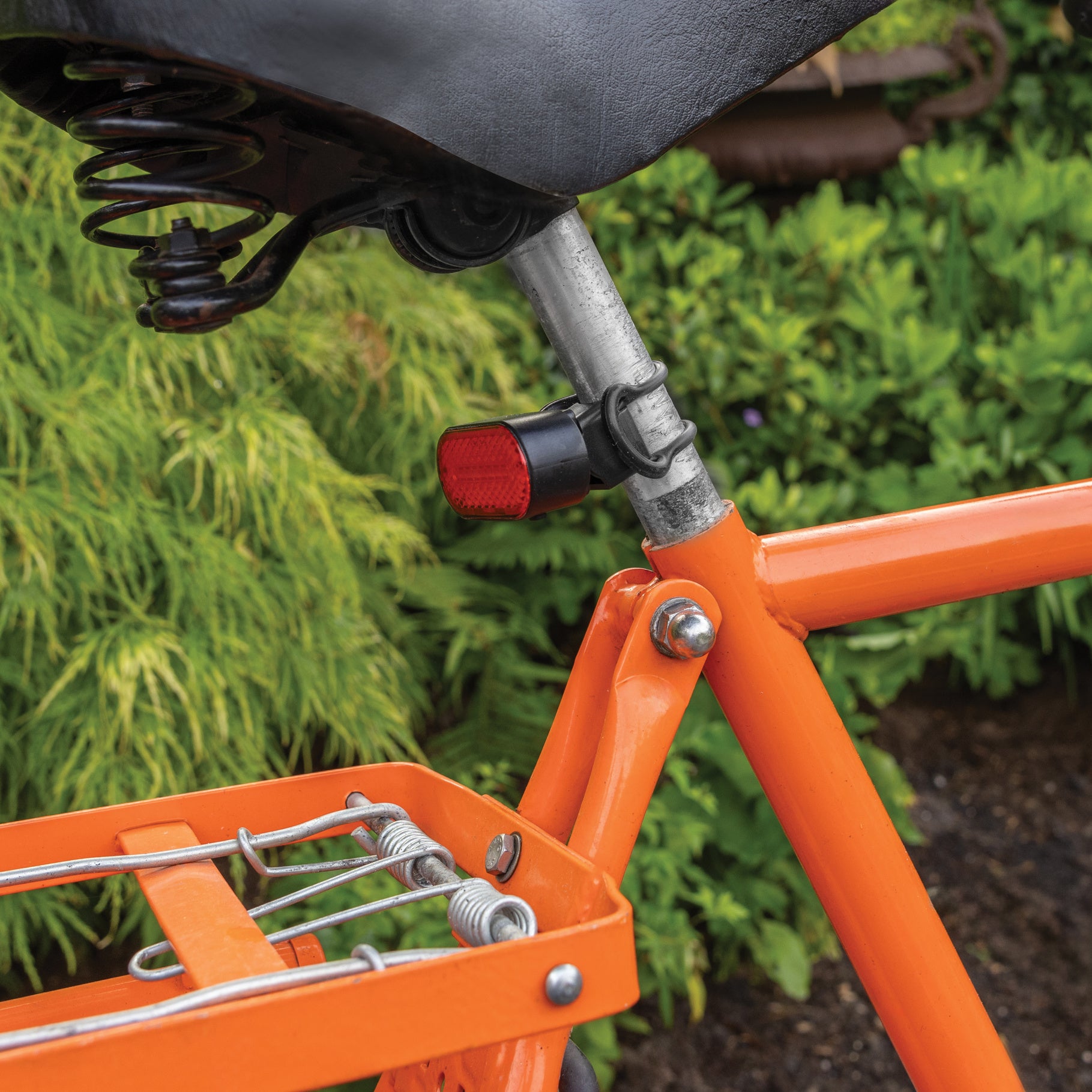 Customised Logo RCS Recycled Plastic USB Re-Chargeable Bike Lights - Lumino - illuminated