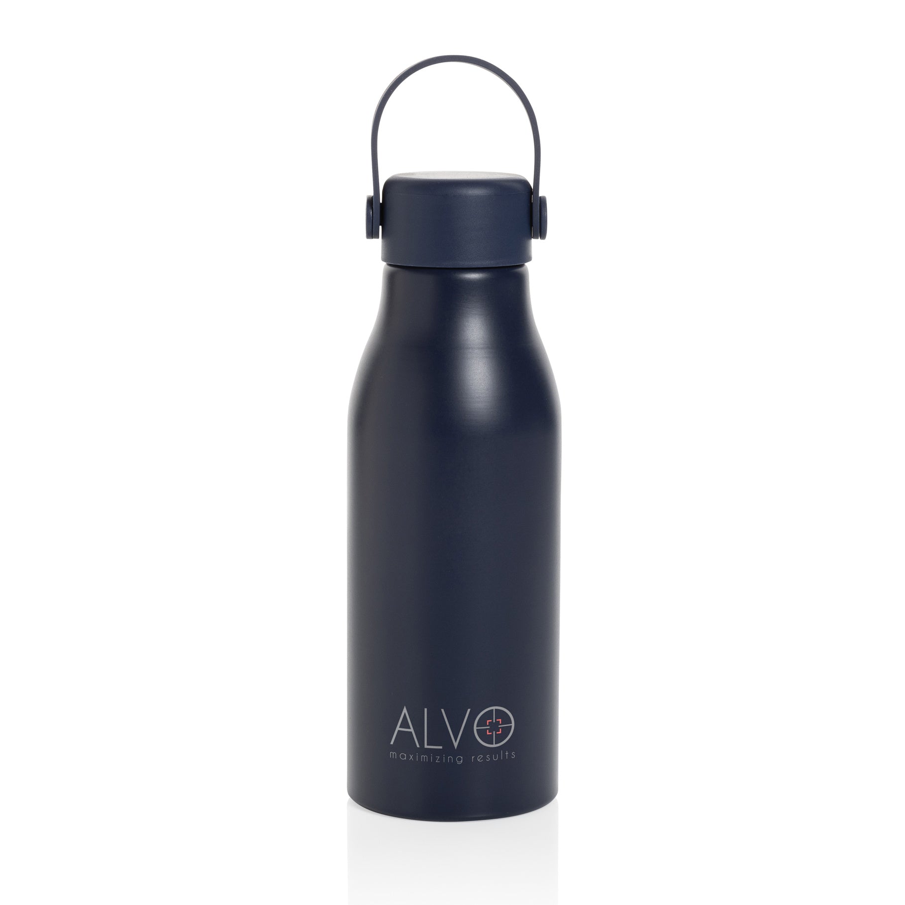 Branded Recycled Aluminium Bottle - Pluto 680ml - illuminated