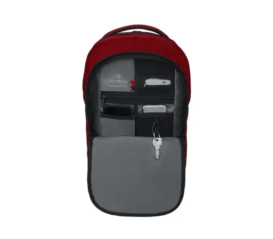 Victorinox Vx Sport EVO Compact Backpack Scarlet Sage Red 20L - illuminated