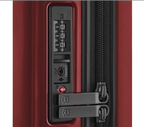 Airox Global Hardside Carry-on -red - illuminated