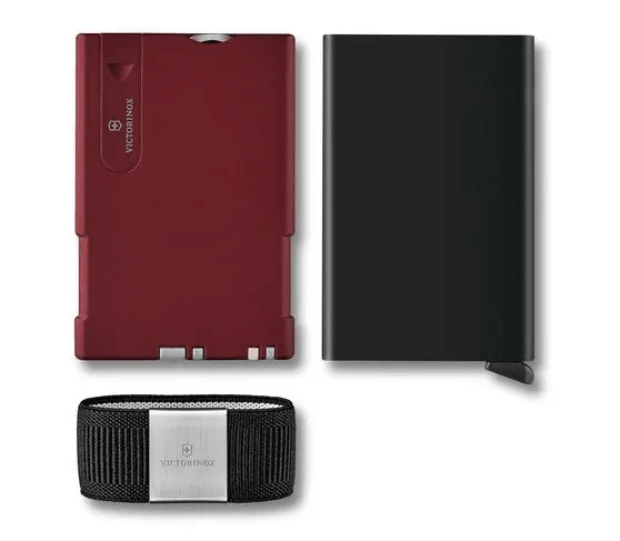 Smart Card Wallet, Iconic Red - illuminated