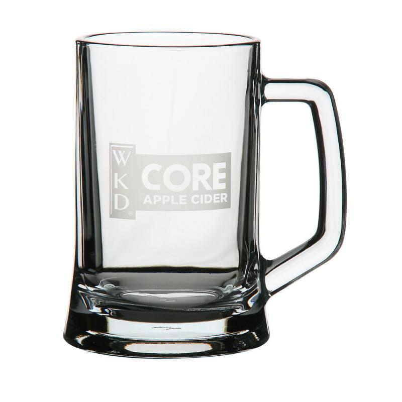Large Plain Straight Sided Tankard - illuminated