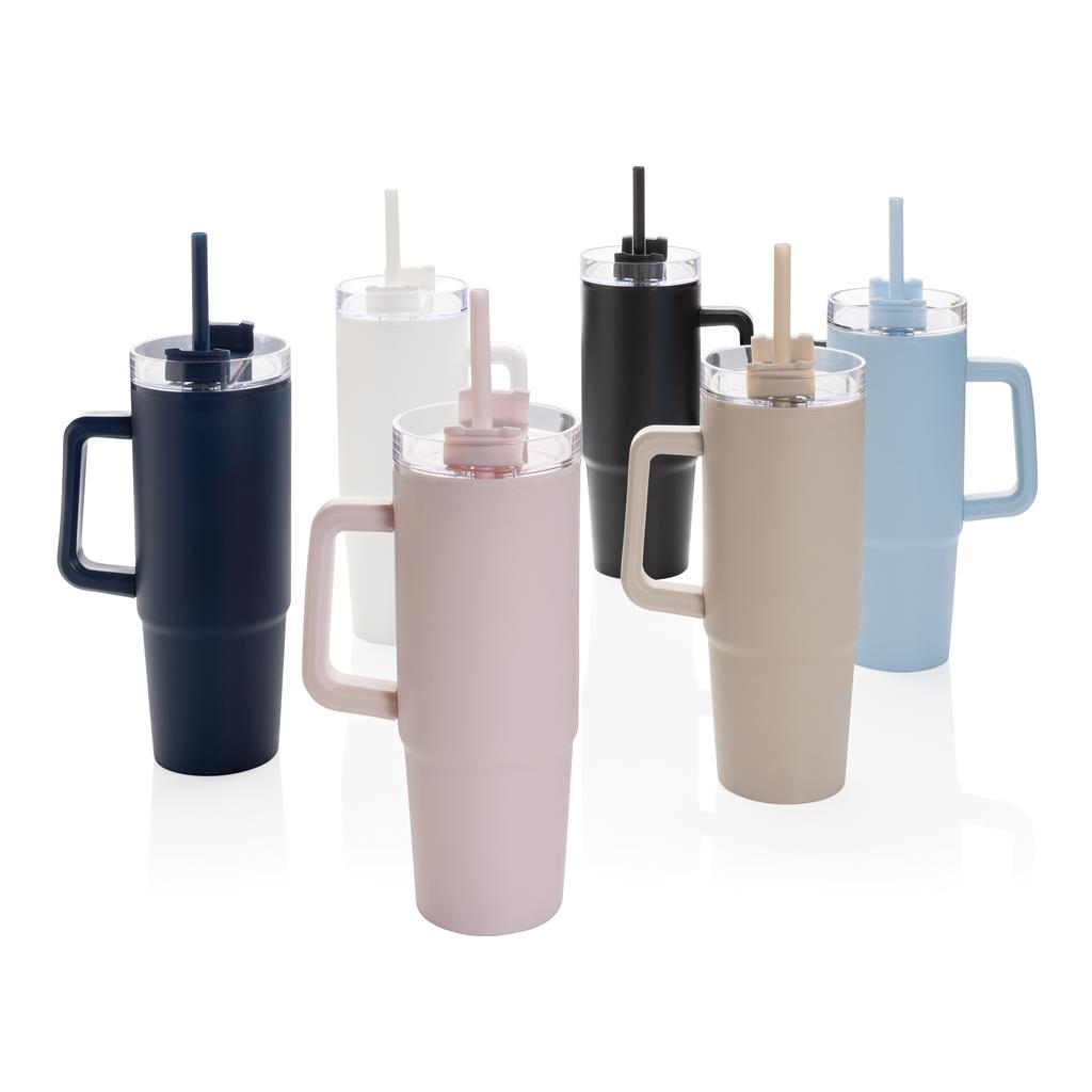 Tana RCS recycled plastic tumbler with handle 900ml - illuminated