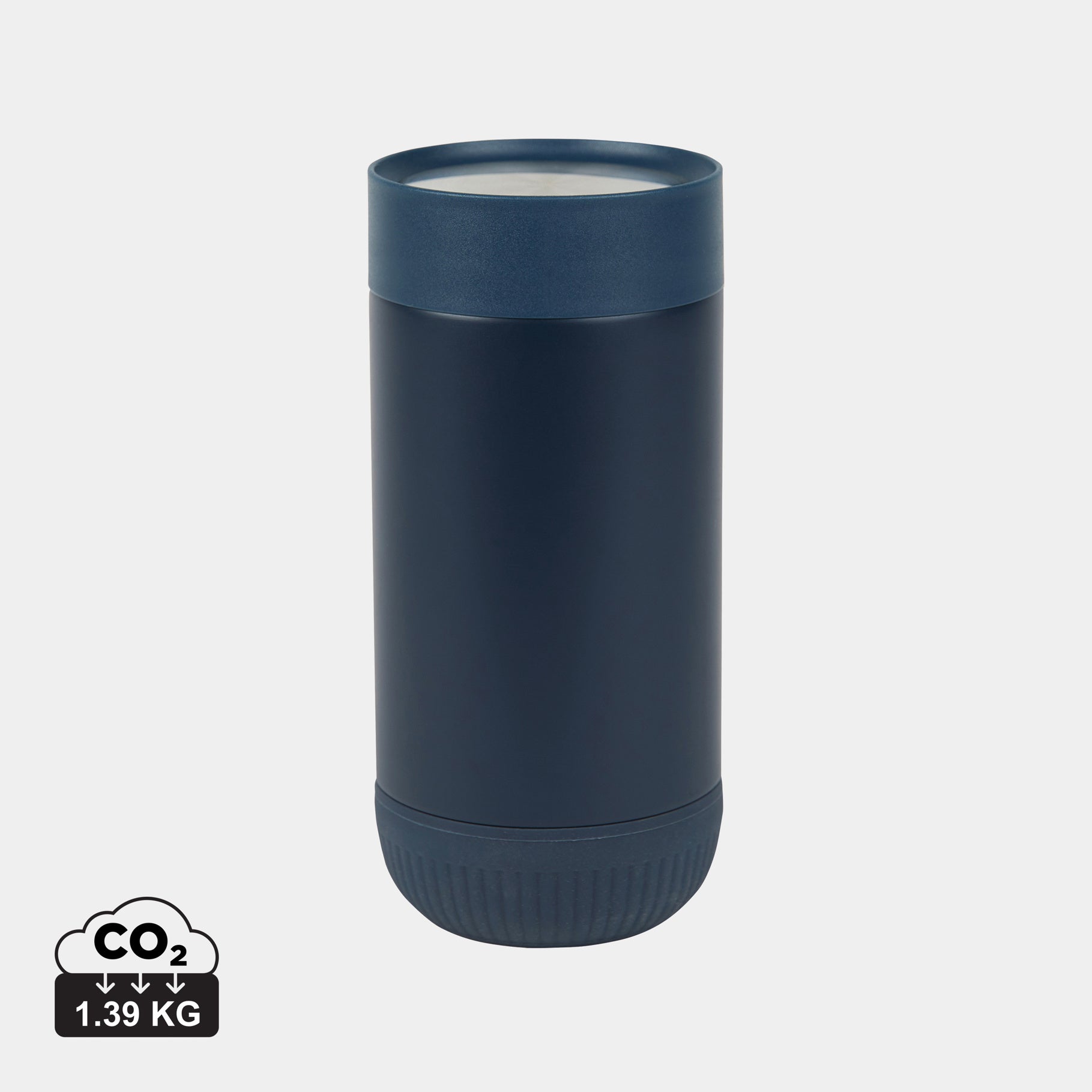 Recycled Travel Push Mug - Vinga Erie 350ml - illuminated