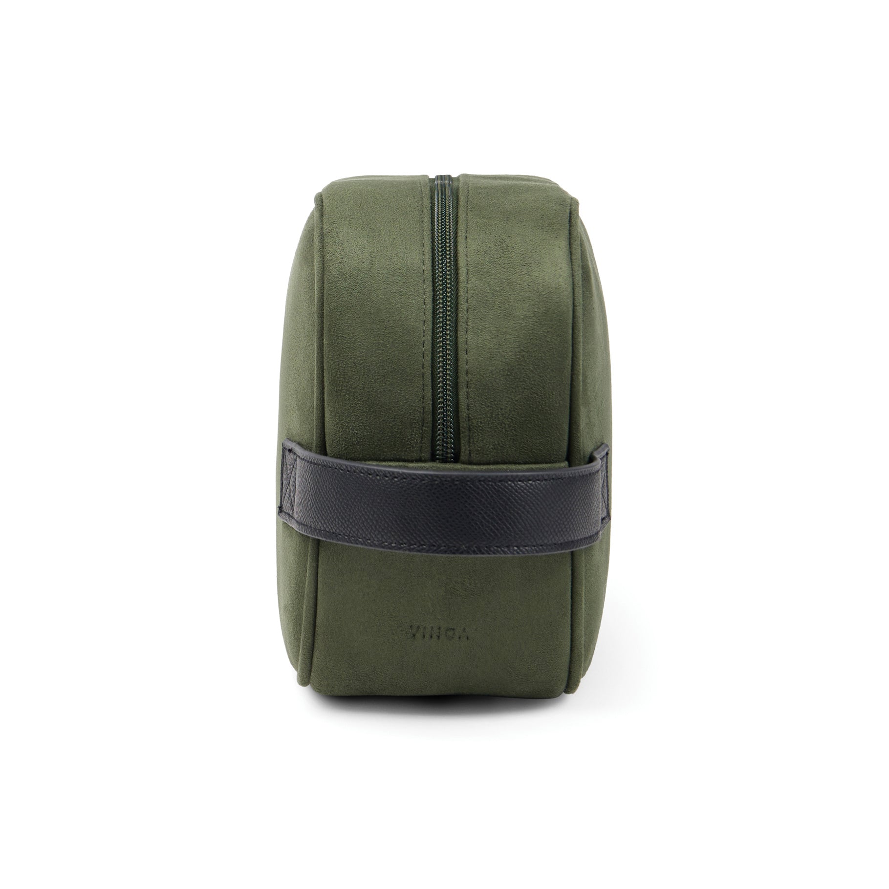 Custom Logo Branded Recycled Toilery Bag - VINGA Marlow - illuminated