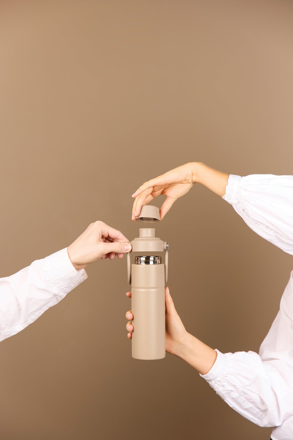 Recycled Stainless Steel Bottle - VINGA Baltimore Trek 600ml