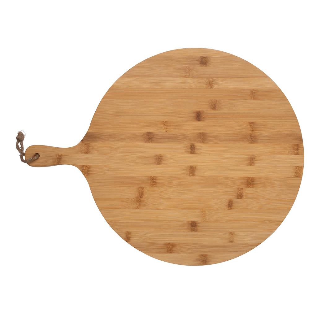 Ukiyo bamboo round serving board - illuminated