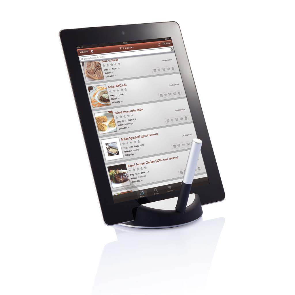 Chef tablet stand with touchpen - illuminated