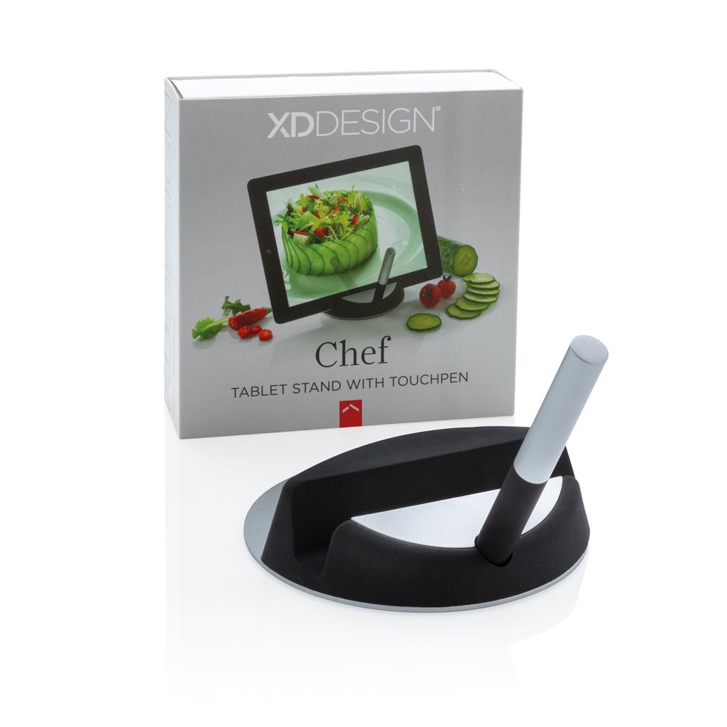 Chef tablet stand with touchpen - illuminated