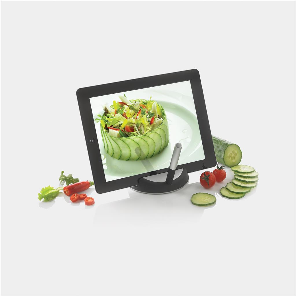Chef tablet stand with touchpen - illuminated