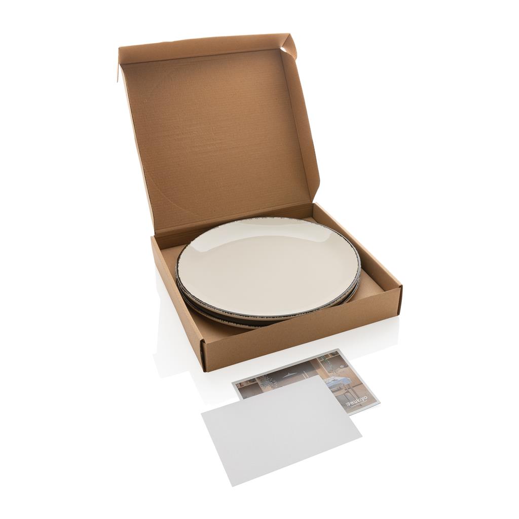 Ukiyo dinner plate set of 2 - illuminated