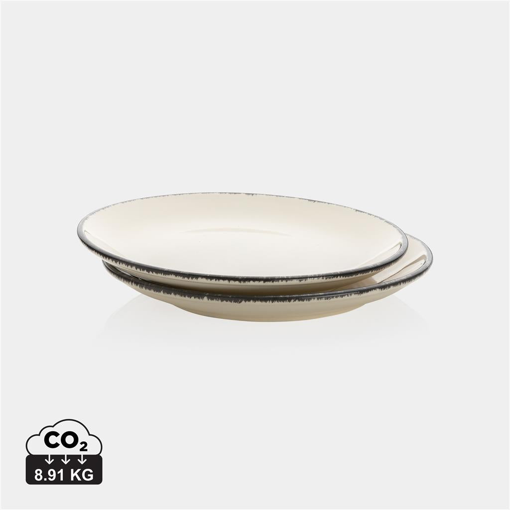 Ukiyo dinner plate set of 2 - illuminated