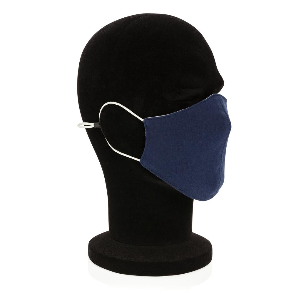 Reusable 2-ply cotton face mask - illuminated