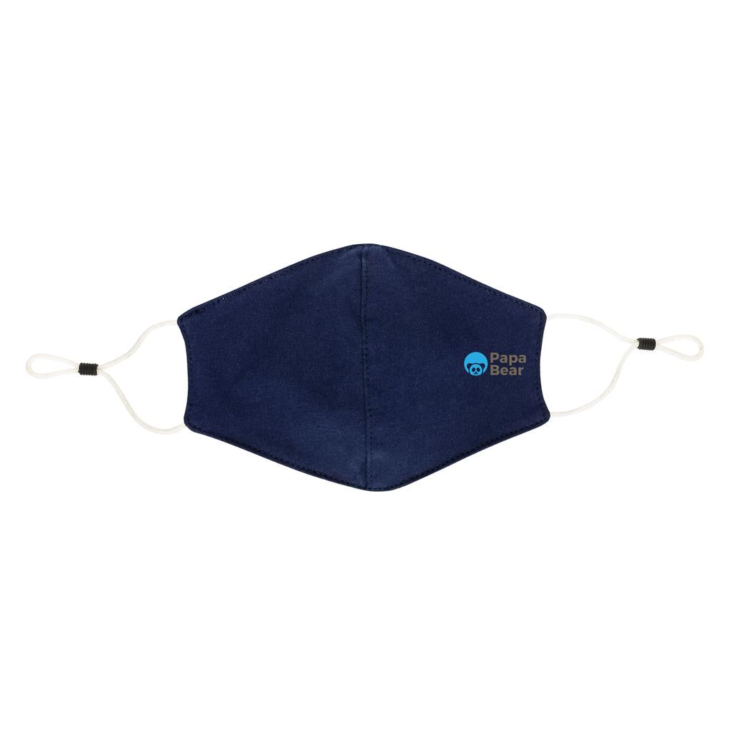 Reusable 2-ply cotton face mask - illuminated