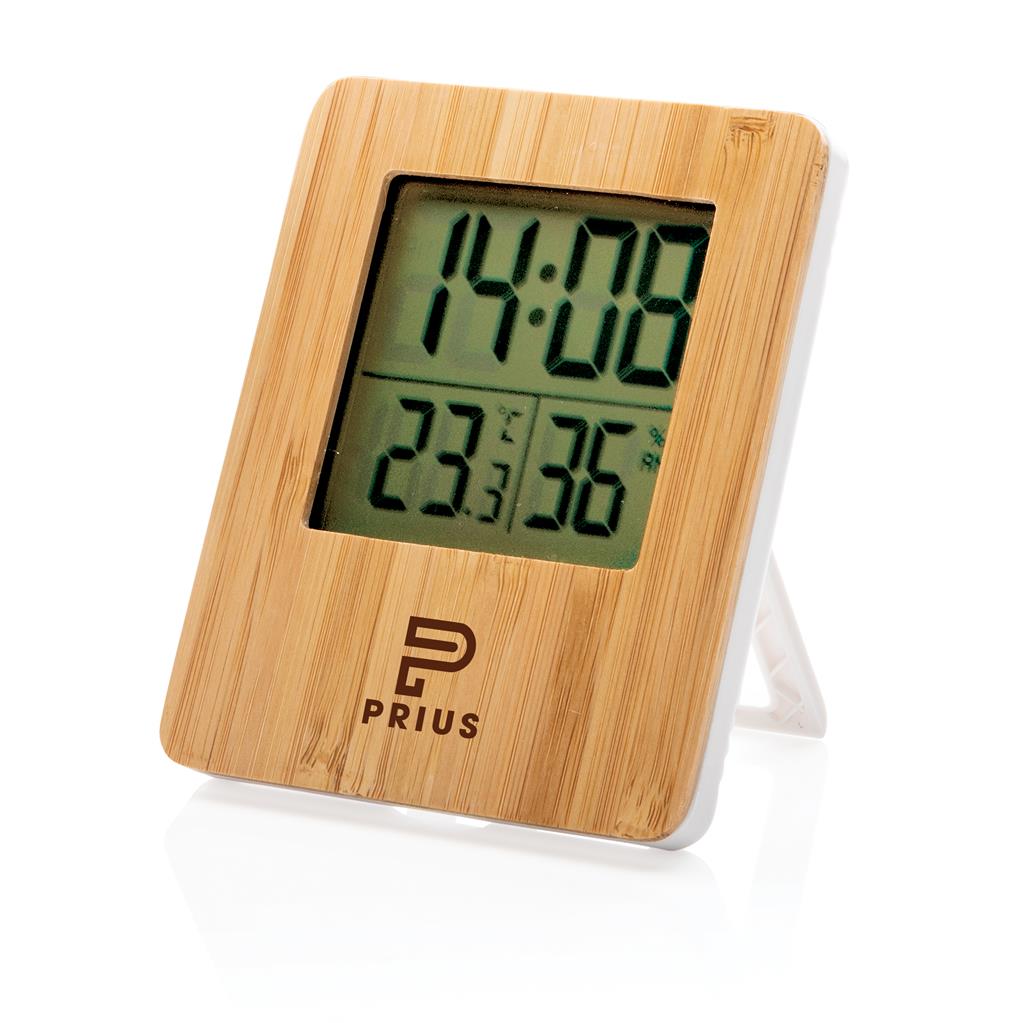 Bamboo weather station - illuminated