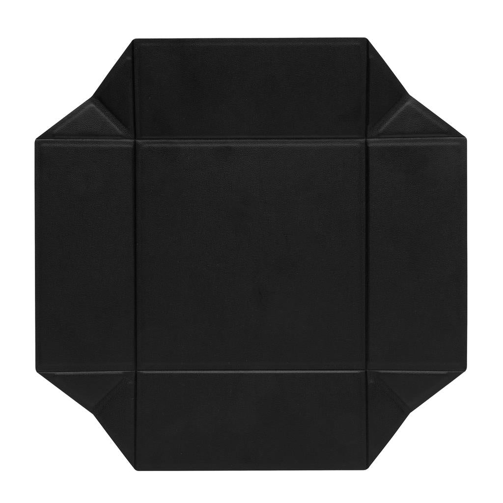 Swiss Peak RCS recycled PU foldable magnetic storage tray - illuminated