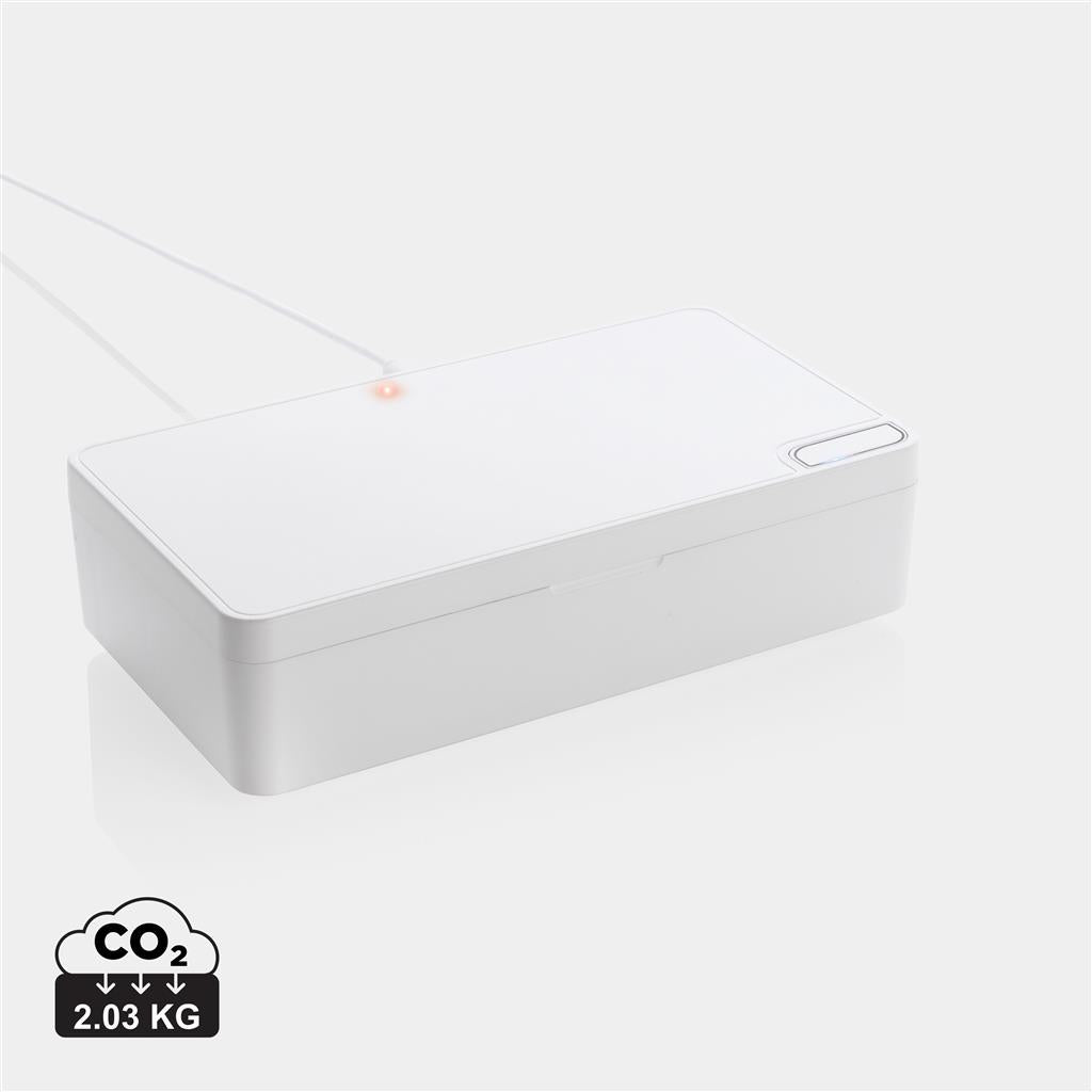 UV-C steriliser box - illuminated