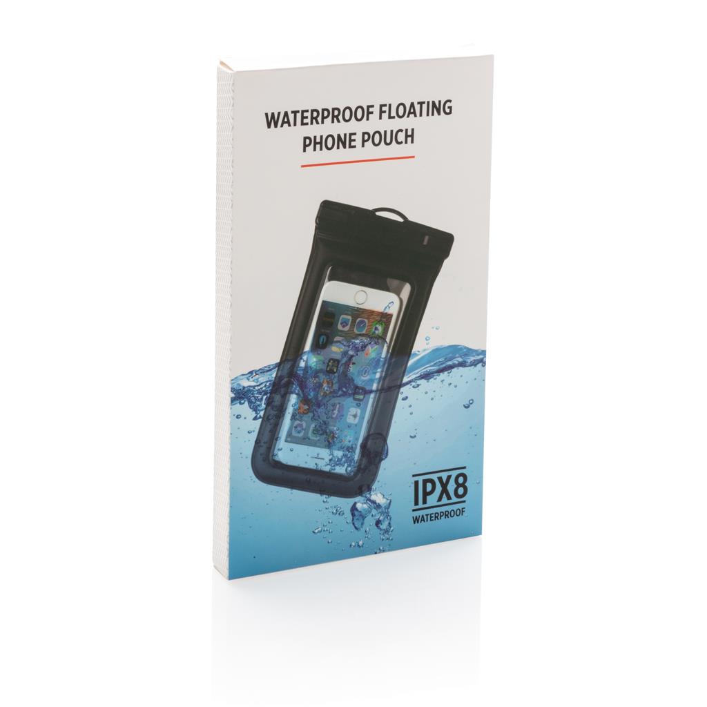 IPX8 Waterproof Floating Phone Pouch - illuminated