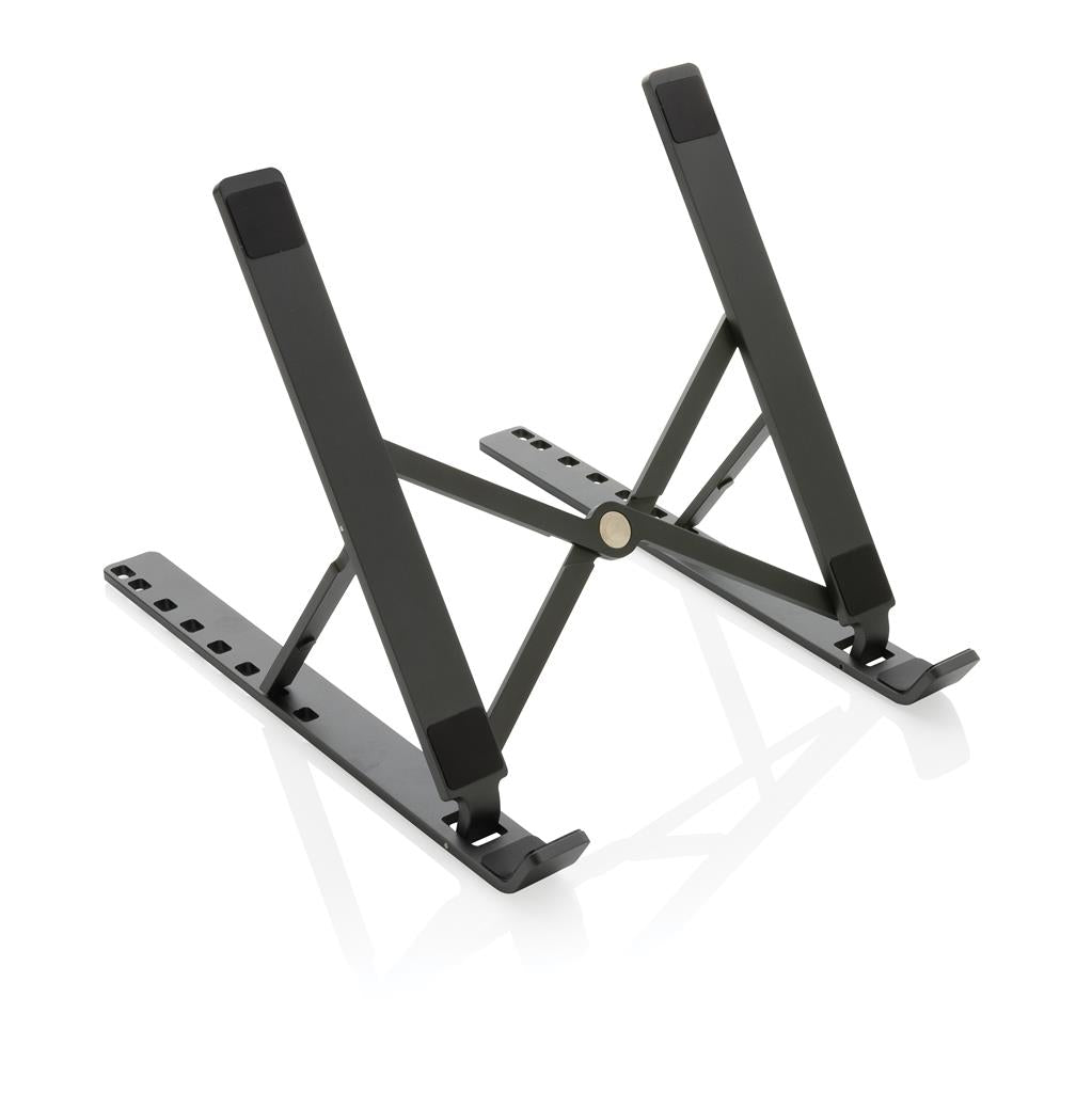 Terra RCS recycled aluminium universal laptop/tablet stand - illuminated