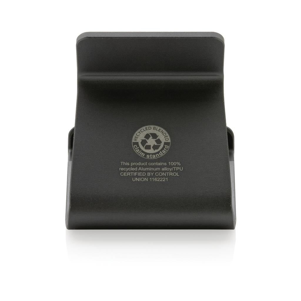 Terra RCS recycled aluminium tablet & phone stand - illuminated