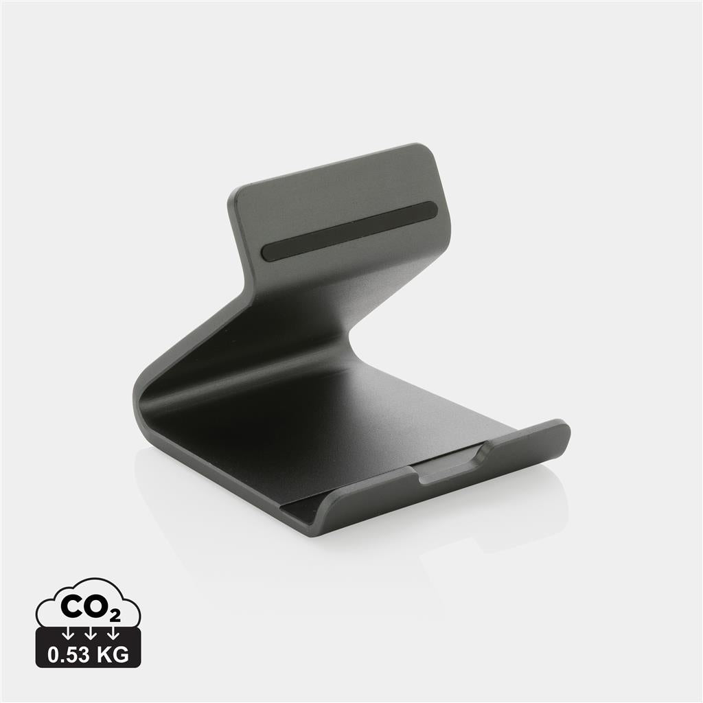 Terra RCS recycled aluminium tablet & phone stand - illuminated