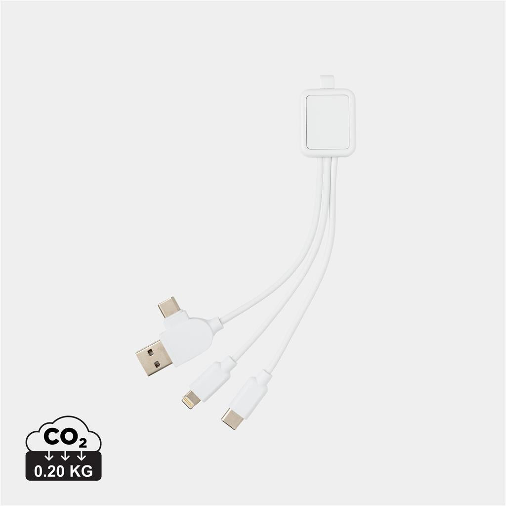 6-in-1 antimicrobial cable - illuminated