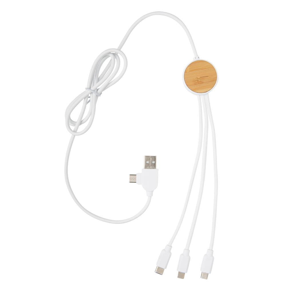 RCS recycled plastic Ontario 6-in-1 cable - illuminated