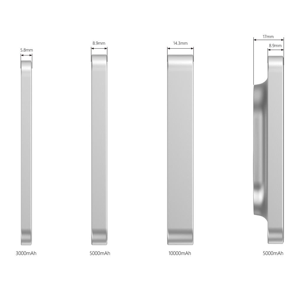 Urban Vitamin Burbank RCS plastic/alu 3000 mah powerbank - illuminated