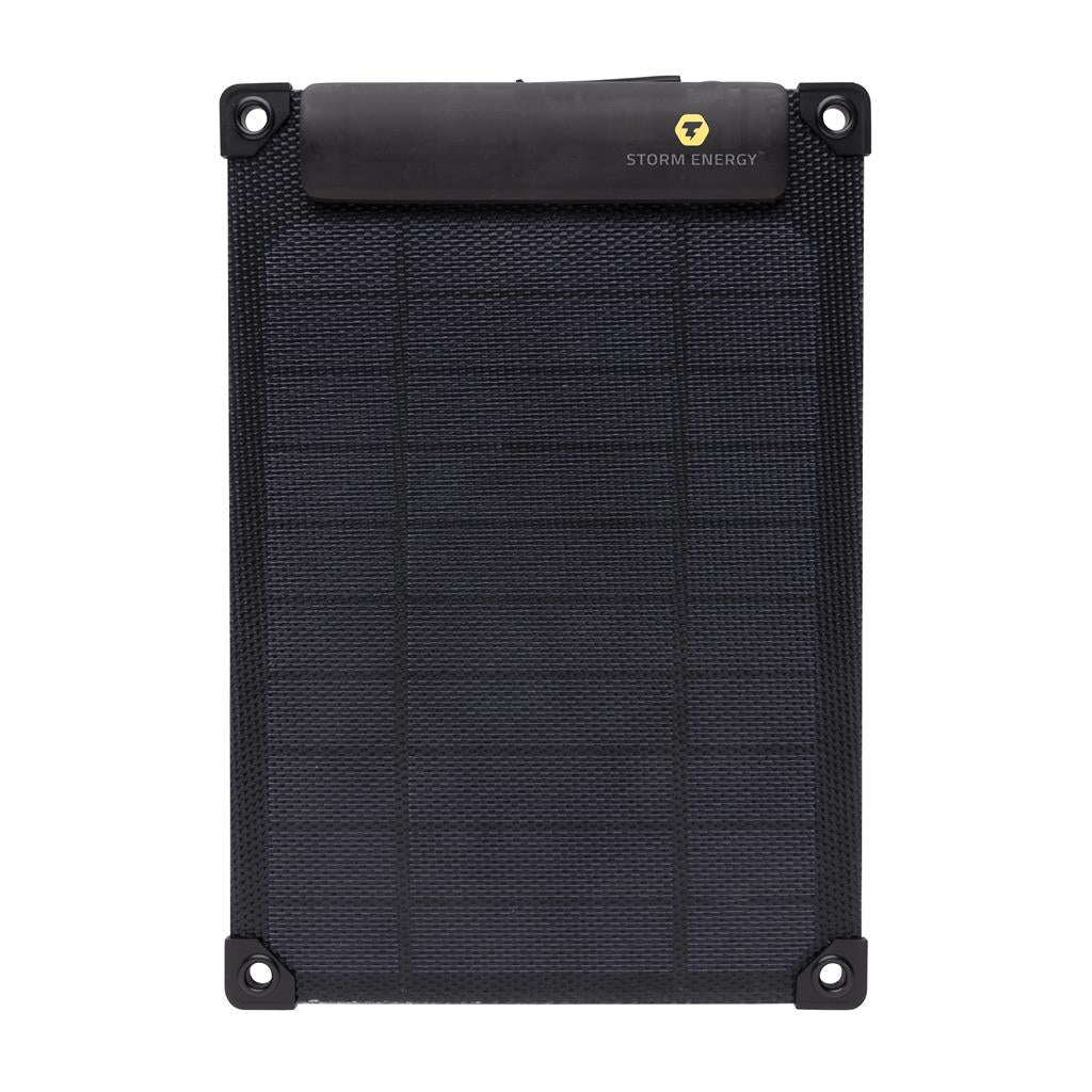 Solarpulse rplastic portable solar panel 5W - illuminated