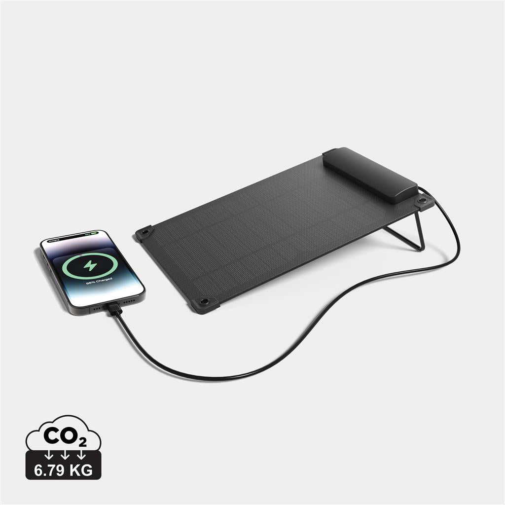 Solarpulse rplastic portable solar panel 5W - illuminated