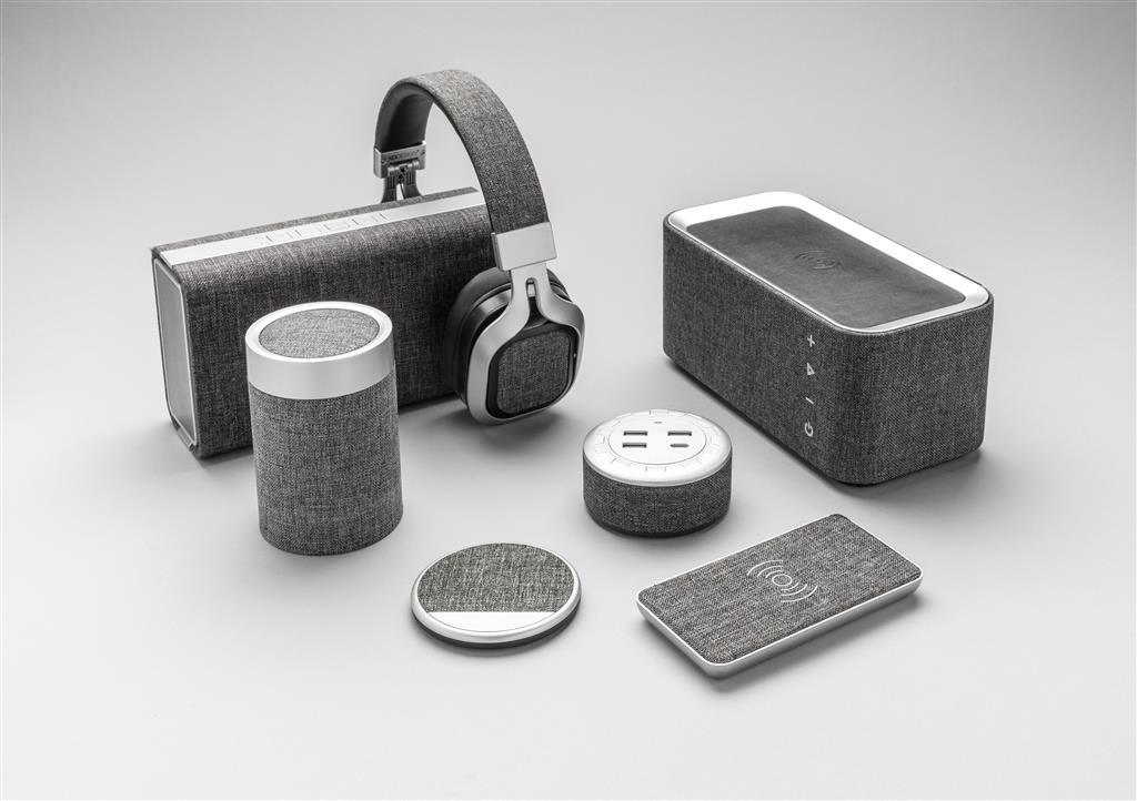 Vogue round speaker - illuminated