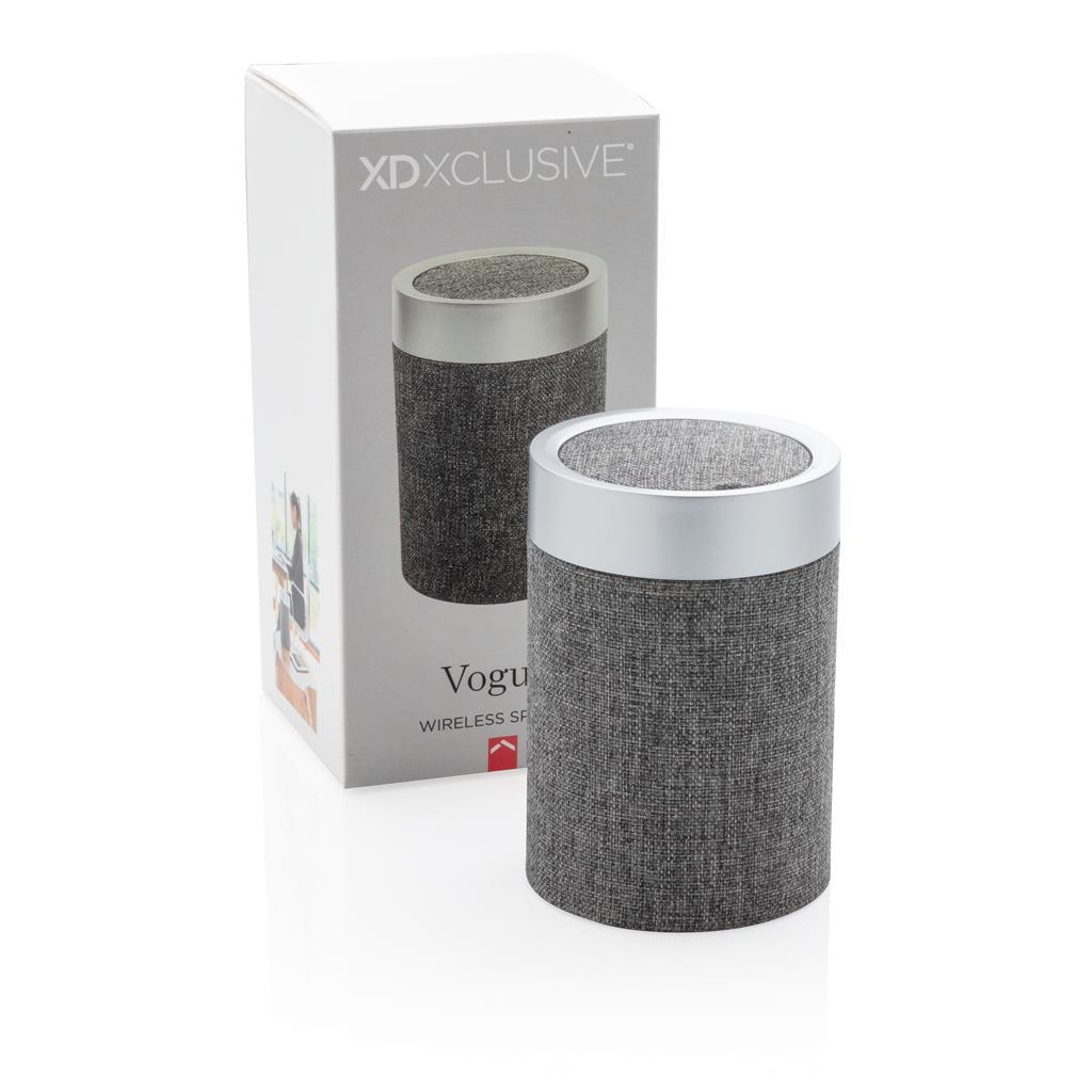 Vogue round speaker - illuminated