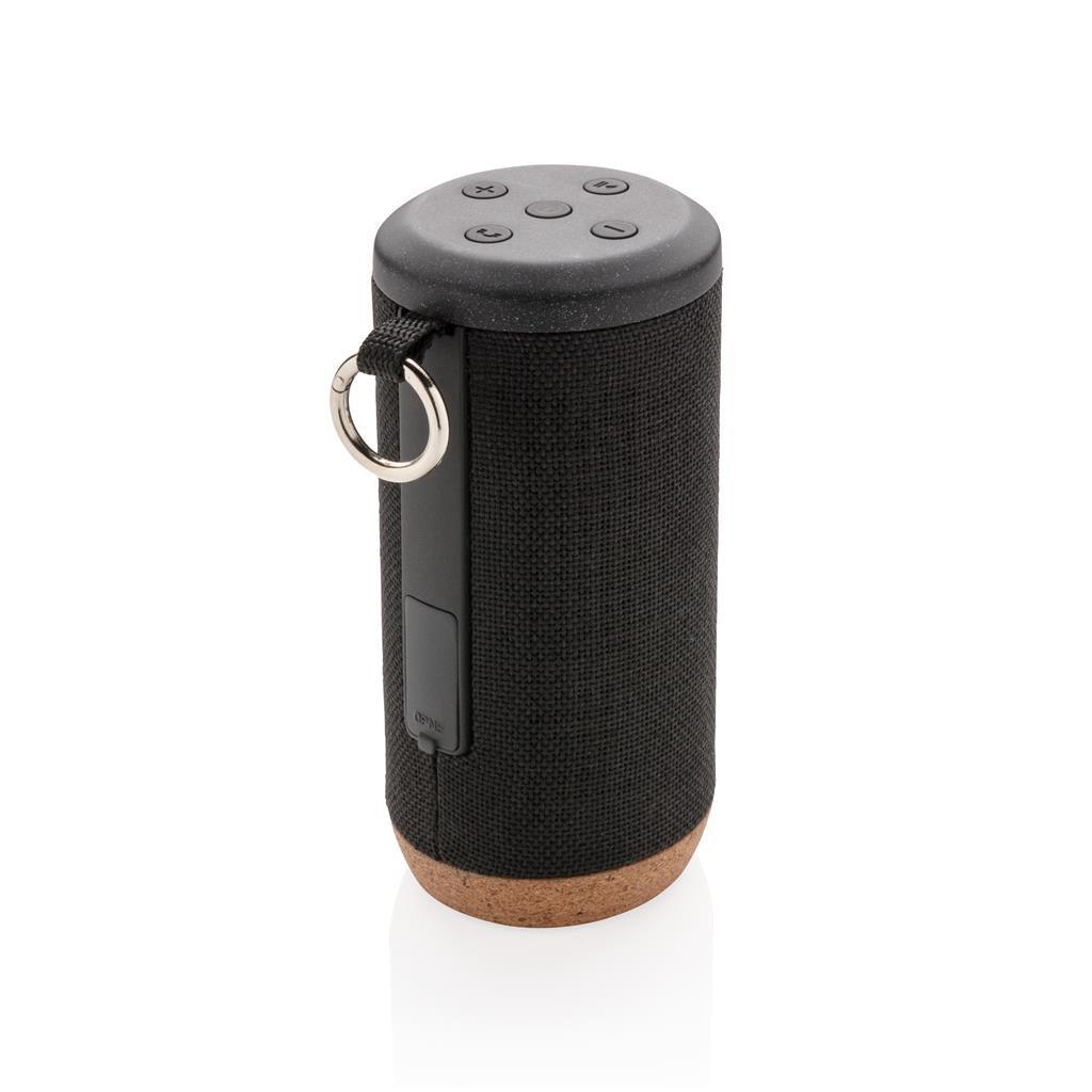 Baia 10W wireless speaker, cork - illuminated