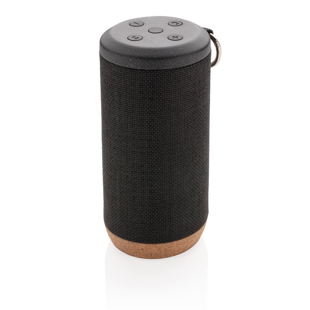 Baia 10W wireless speaker, cork - illuminated