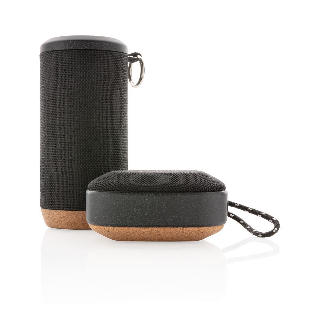 Baia 10W wireless speaker, cork - illuminated
