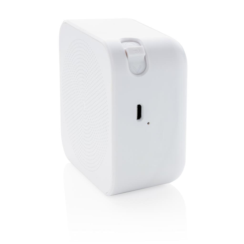 3W antimicrobial wireless speaker - illuminated