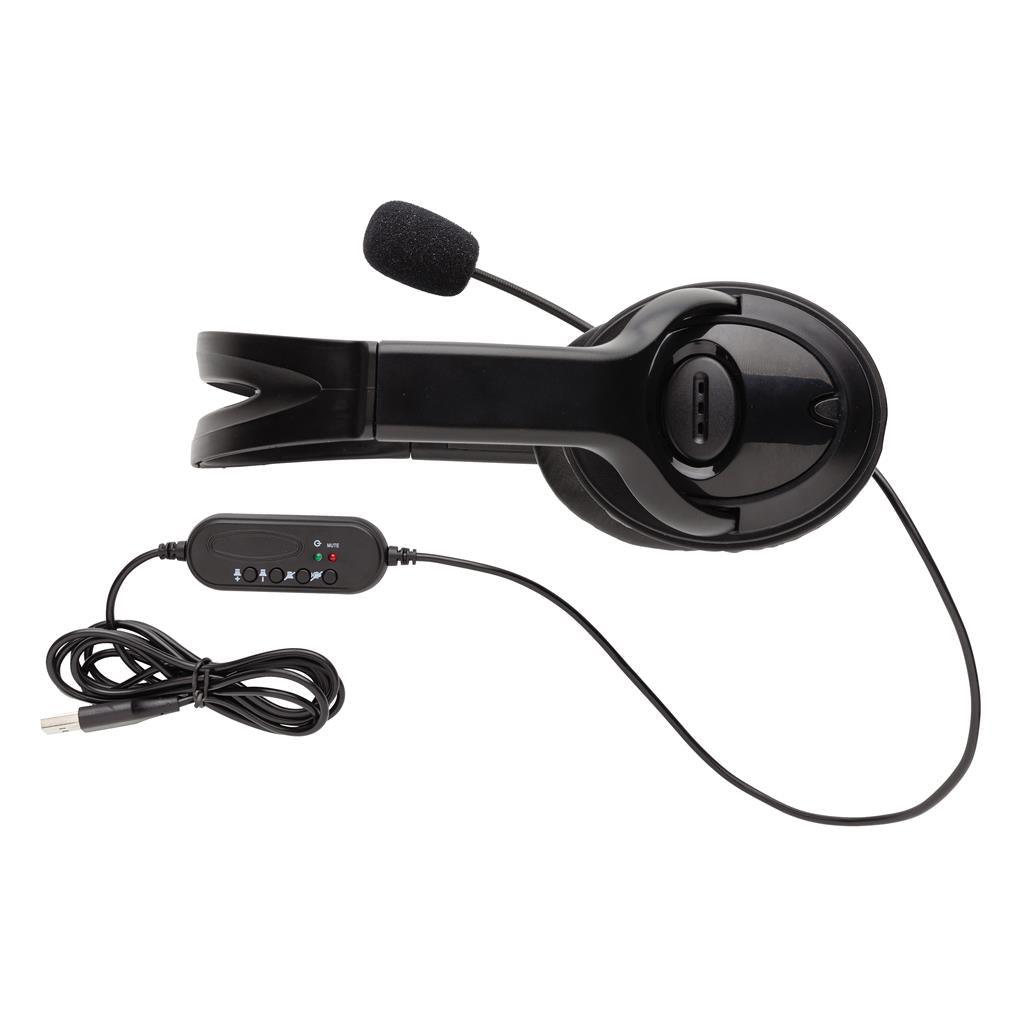 Over ear wired work headset - illuminated