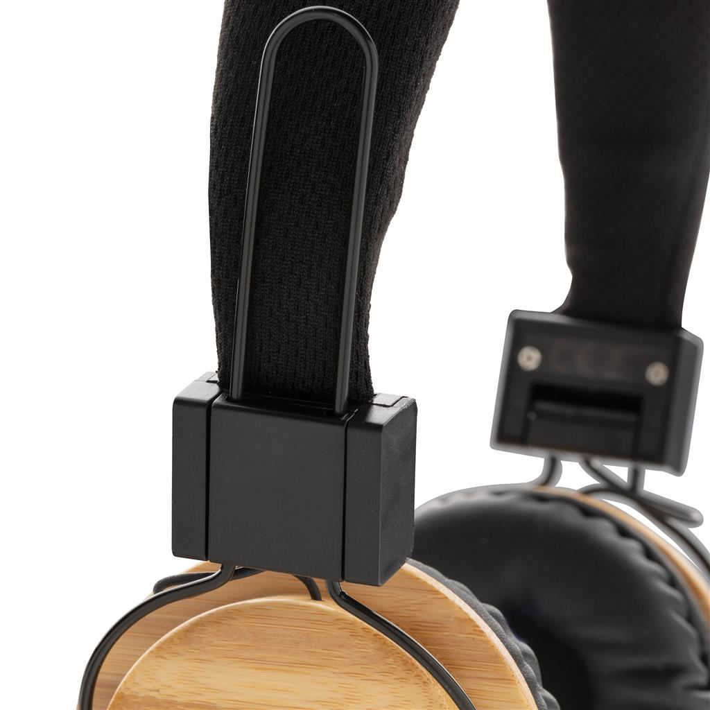 Bamboo wireless headphone - illuminated