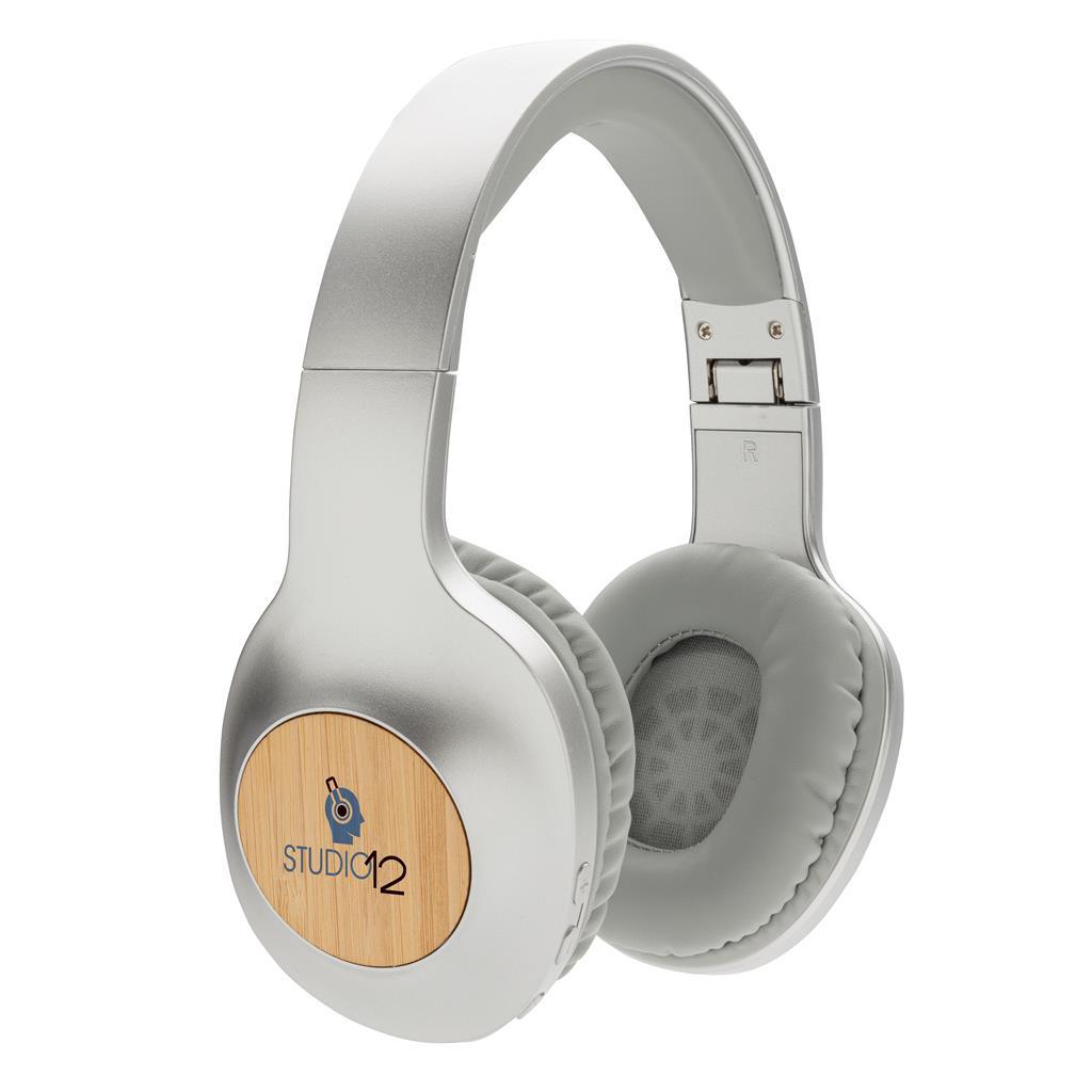 Dakota Bamboo wireless headphone - illuminated